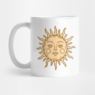 Gold Sun Mug